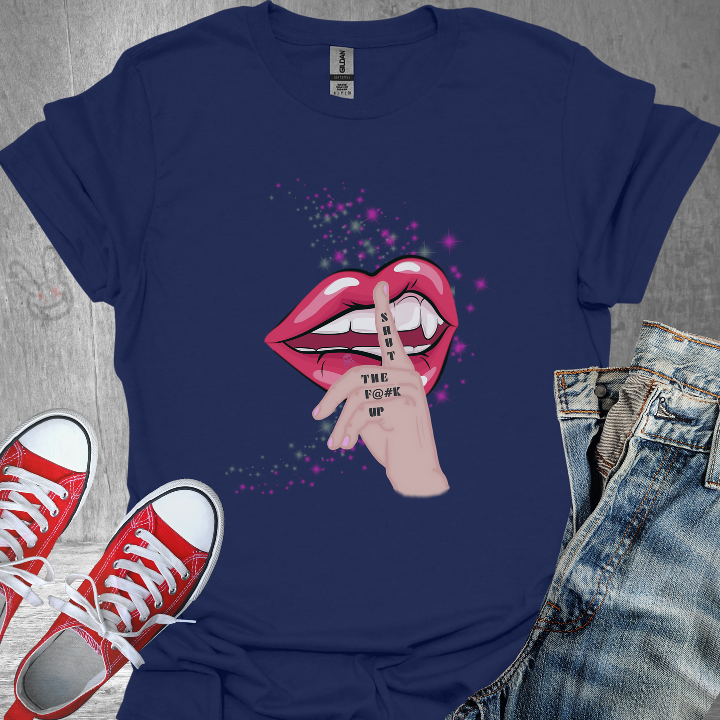 Shut The F@#K Up - Unisex Jersey Short Sleeve Tee