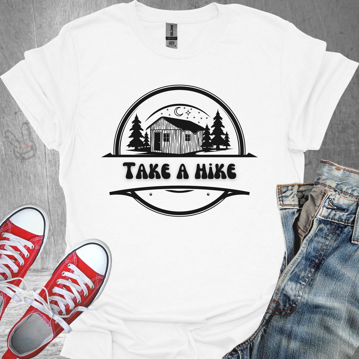 Take a Hike - Unisex Jersey Short Sleeve Tee