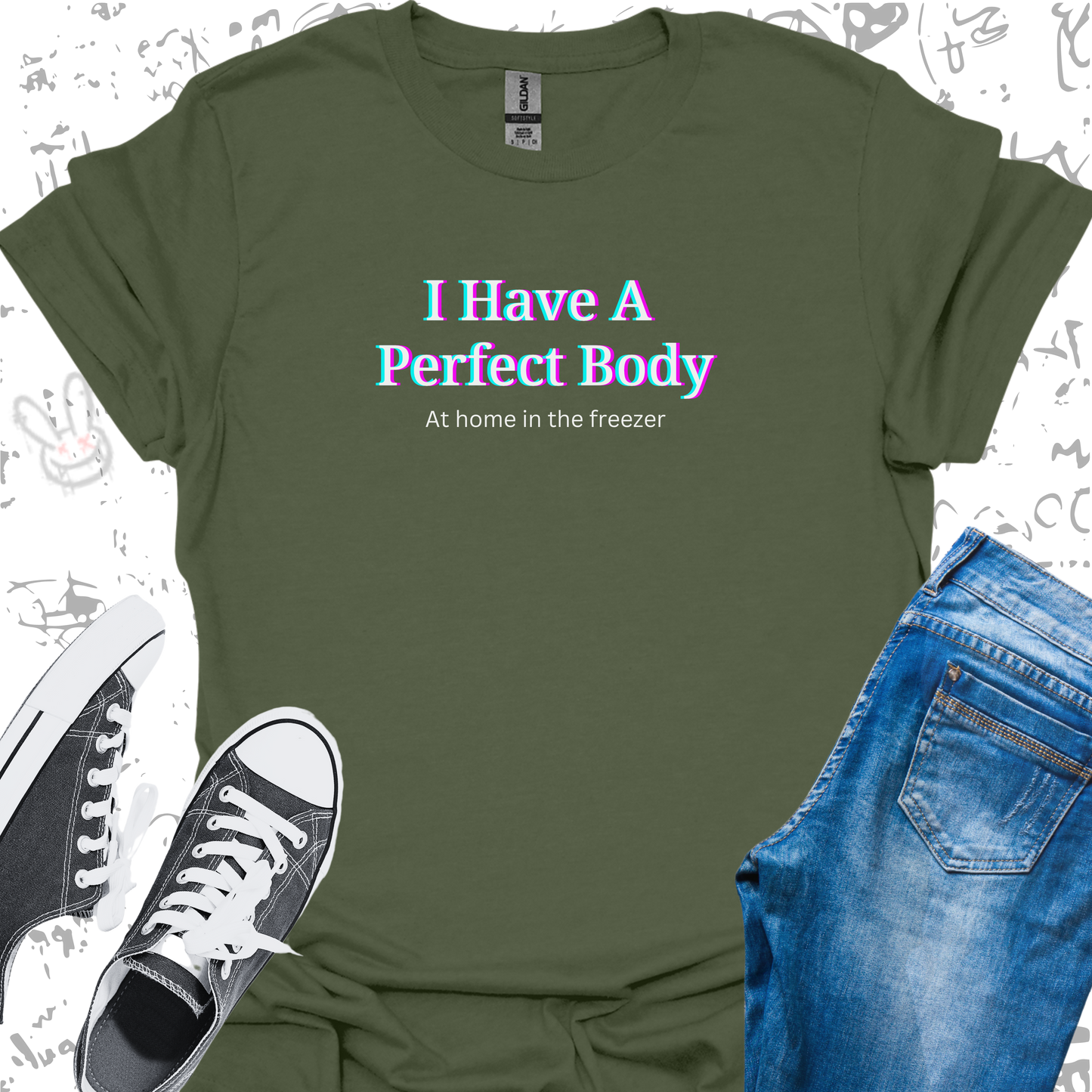 I have a perfect body - Unisex Jersey Short Sleeve Tee