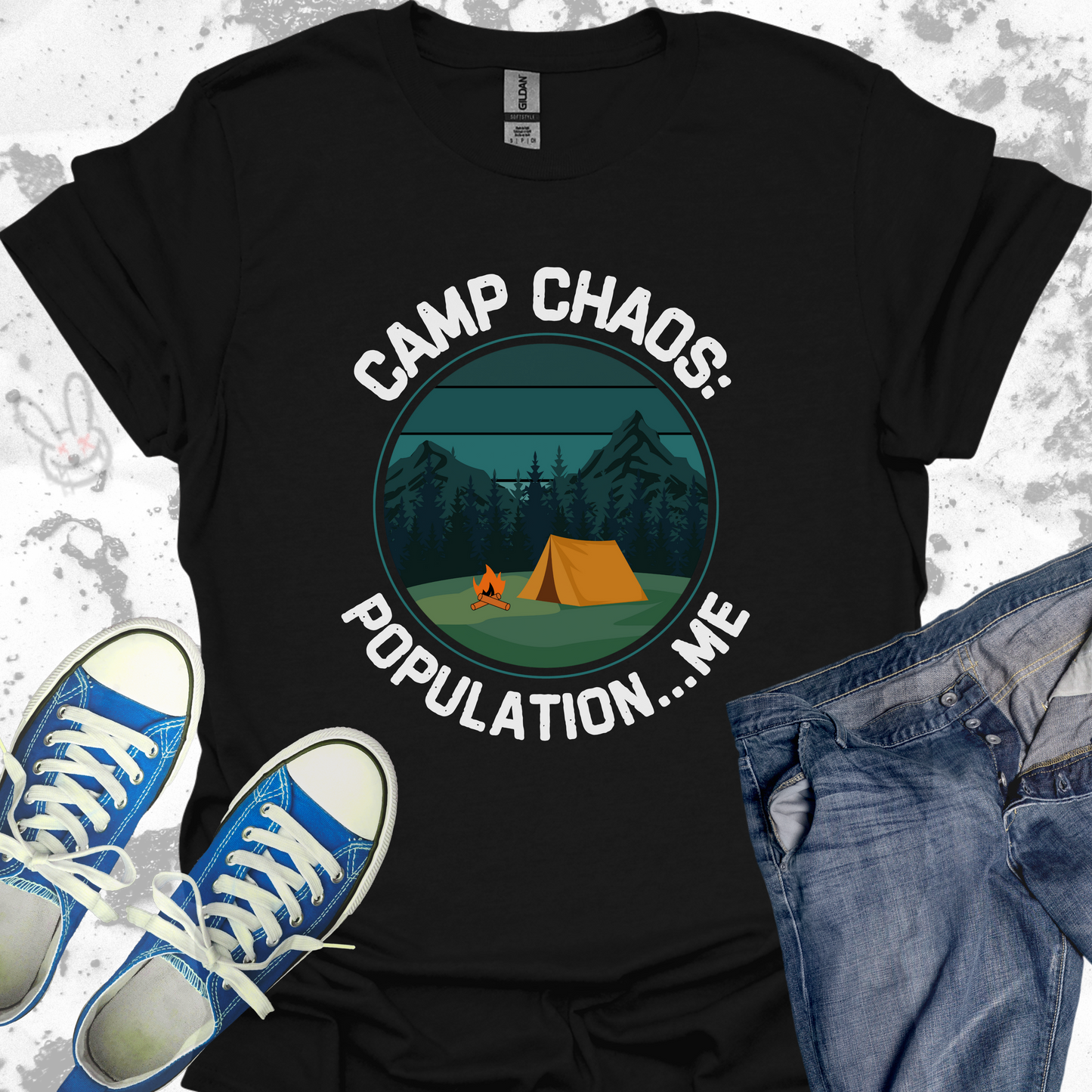 Camp Chaos: Population...ME - Unisex Jersey Short Sleeve Tee