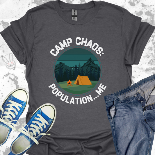 Camp Chaos: Population...ME - Unisex Jersey Short Sleeve Tee