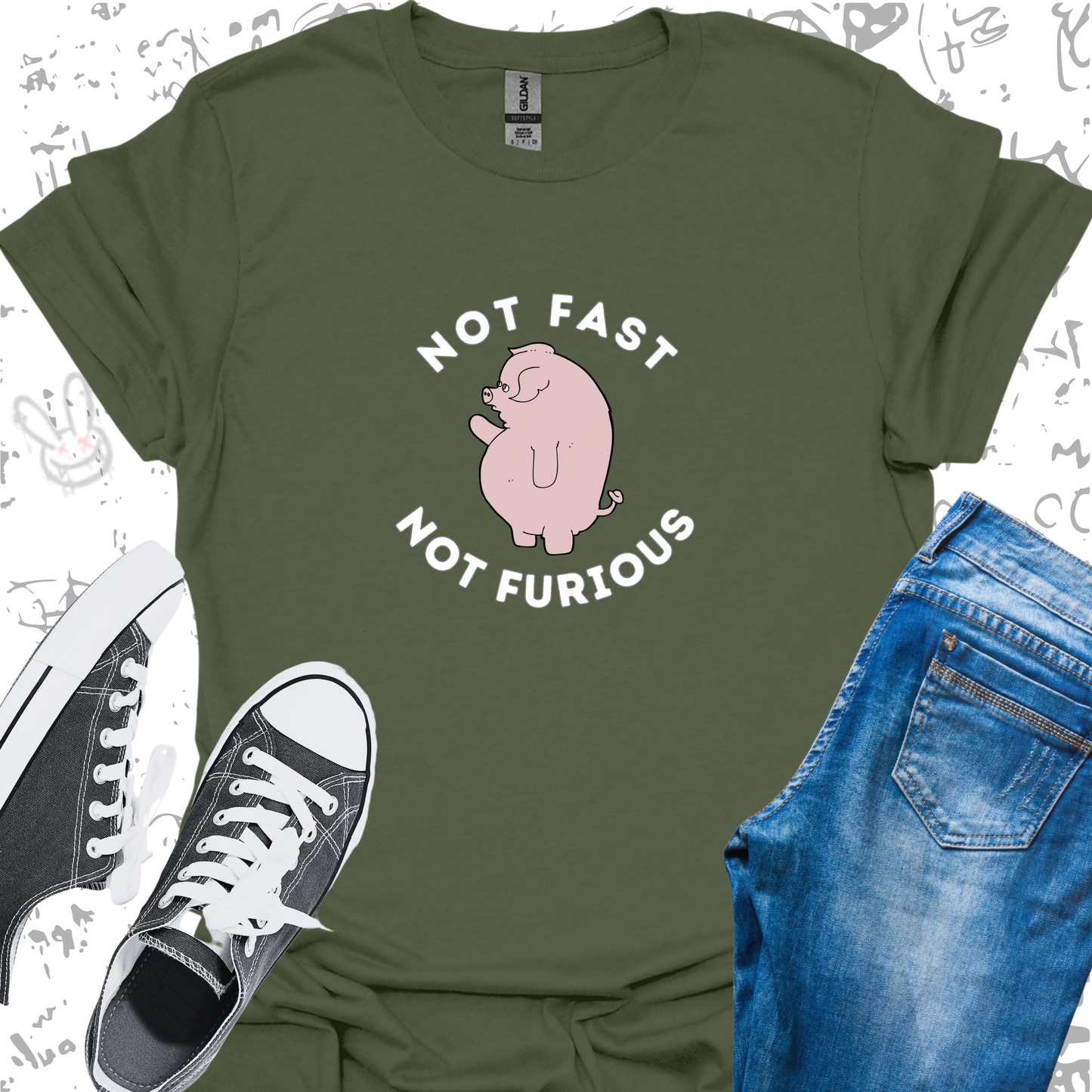 Not Fast Not Furious - Unisex Jersey Short Sleeve Tee