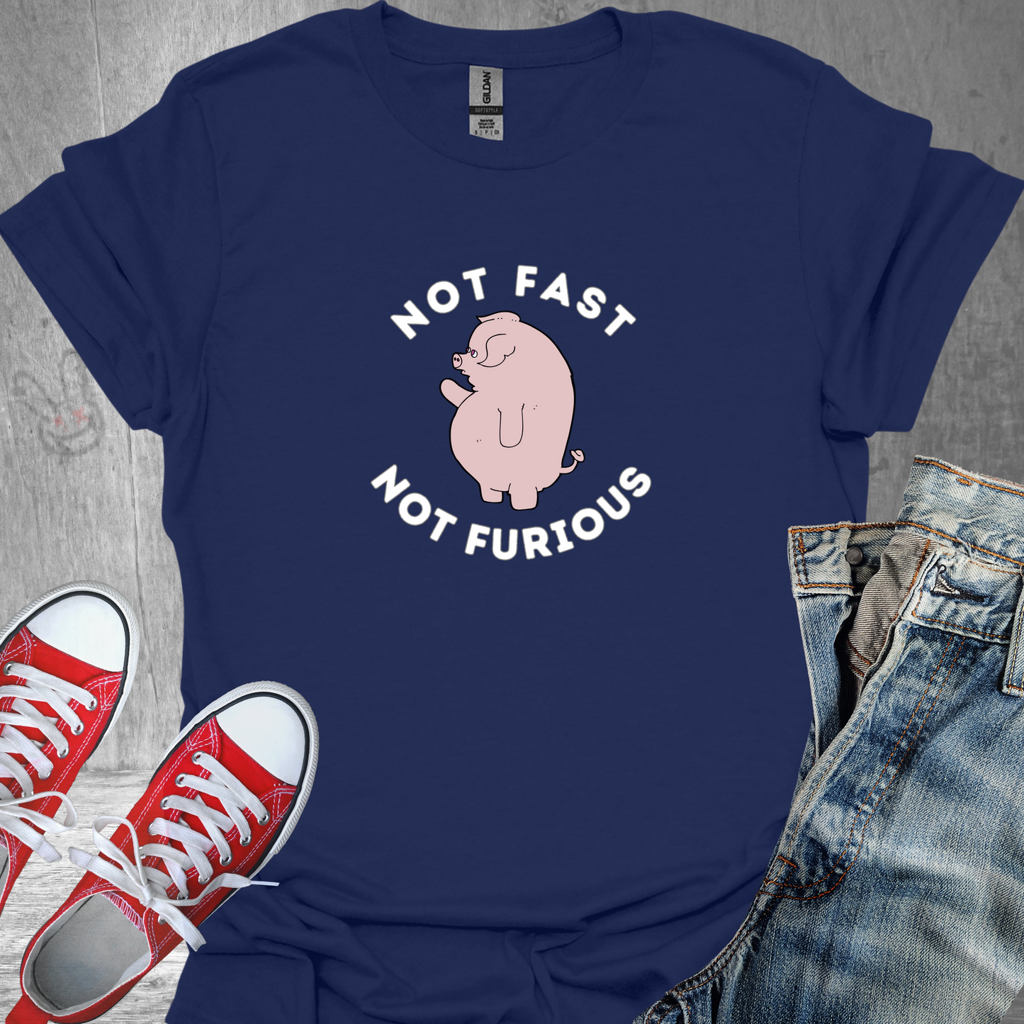 Not Fast Not Furious - Unisex Jersey Short Sleeve Tee