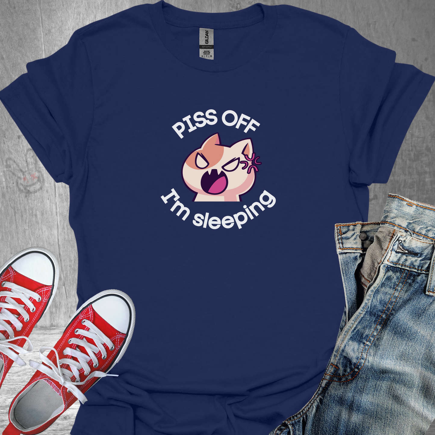 Piss Off I'm Sleeping- Unisex Jersey Short Sleeve Tee