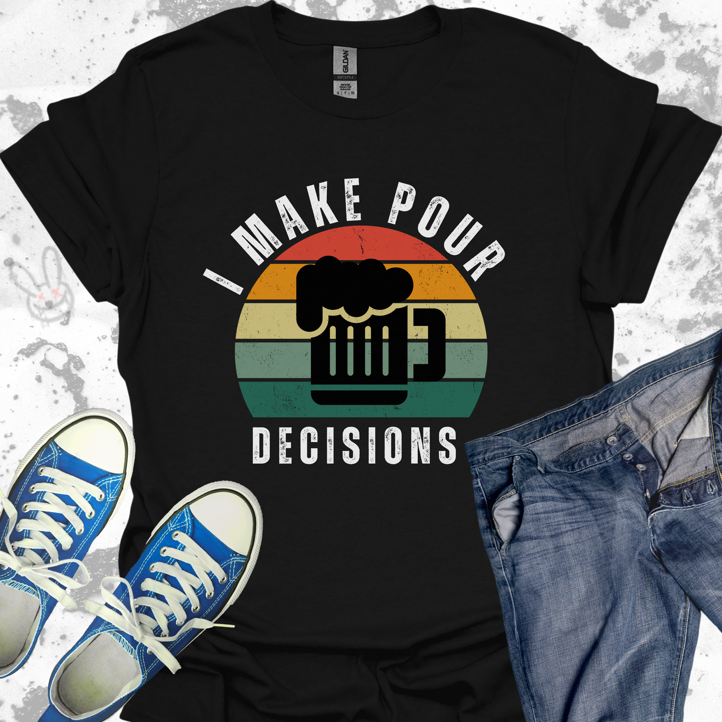 I make Pour Decisions-Beer- Unisex Jersey Short Sleeve Tee