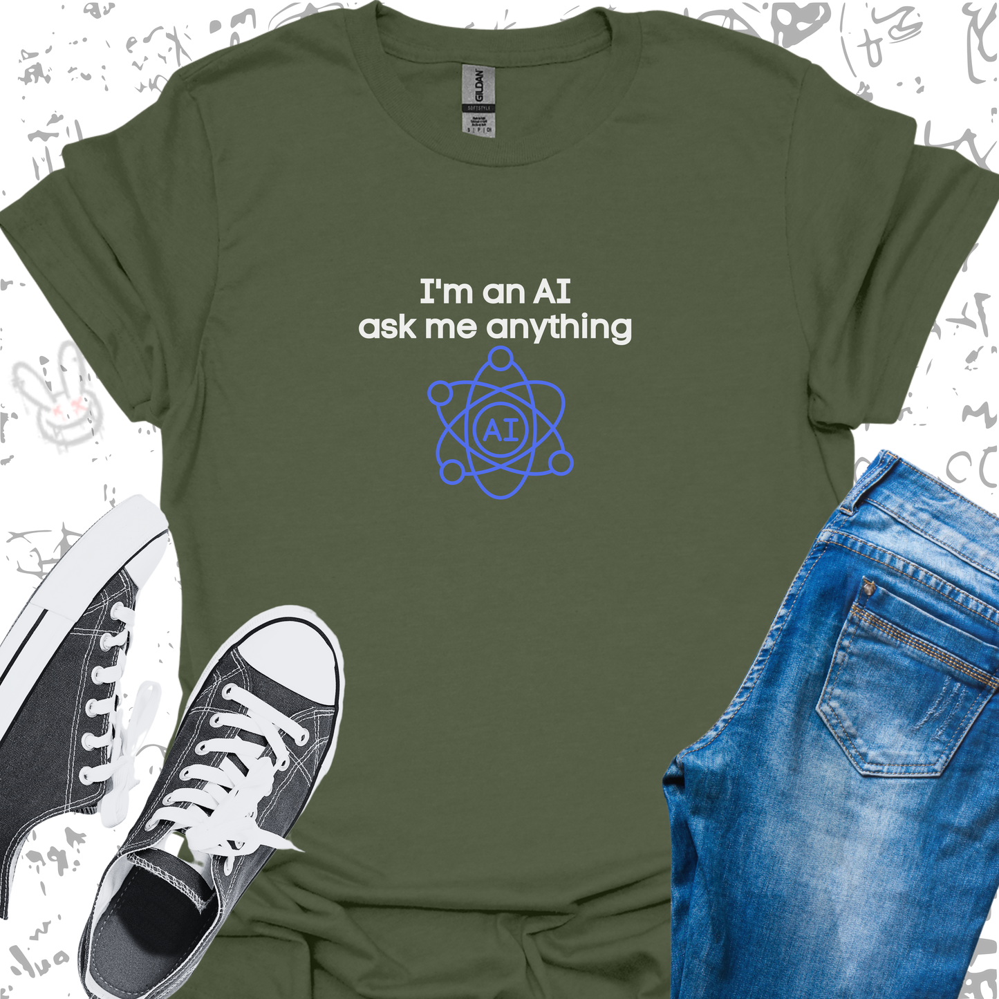 I'm an AI, Ask me Anything- Unisex Jersey Short Sleeve Tee
