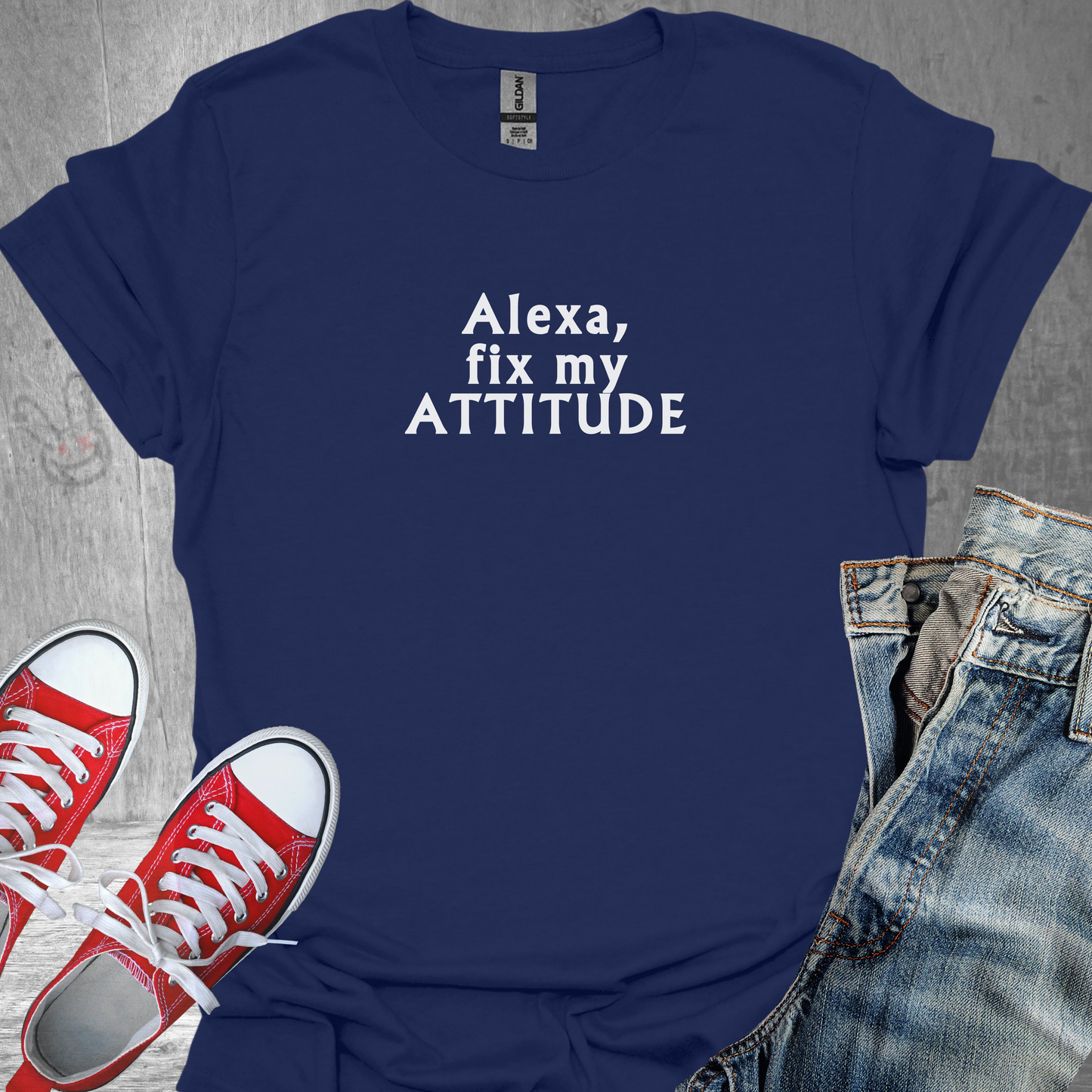 Alexa, Fix my Attitude- Unisex Jersey Short Sleeve Tee