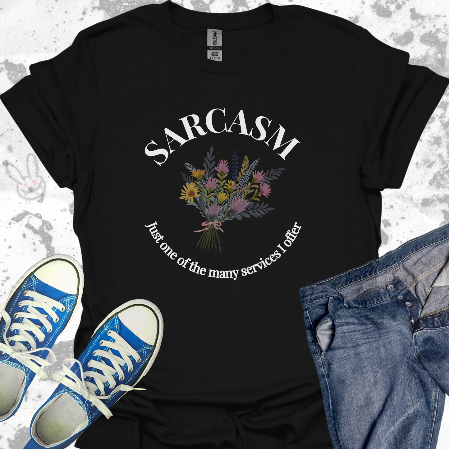 Sarcasm: Just one of the many services I offer - Unisex Jersey Short Sleeve Tee