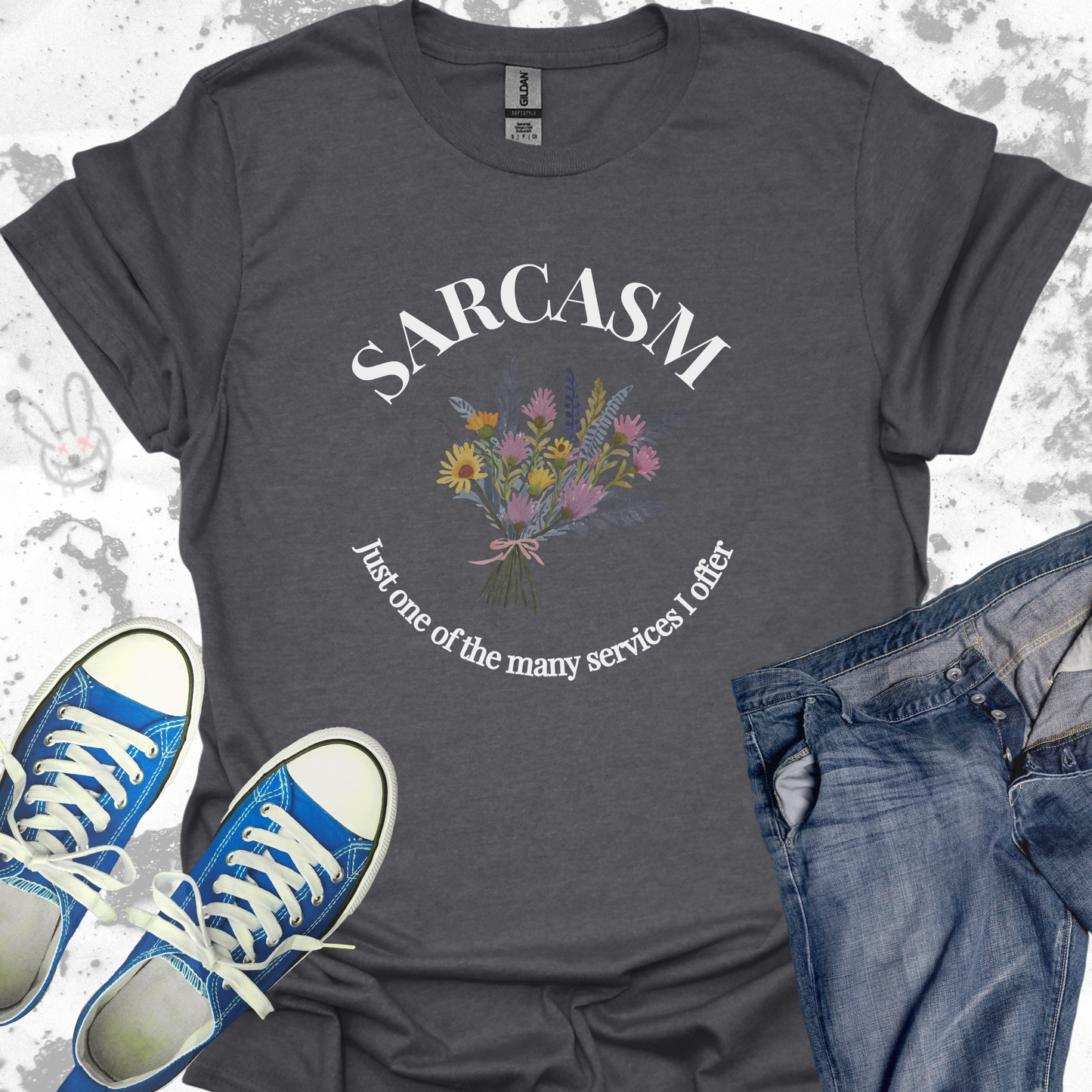 Sarcasm: Just one of the many services I offer - Unisex Jersey Short Sleeve Tee