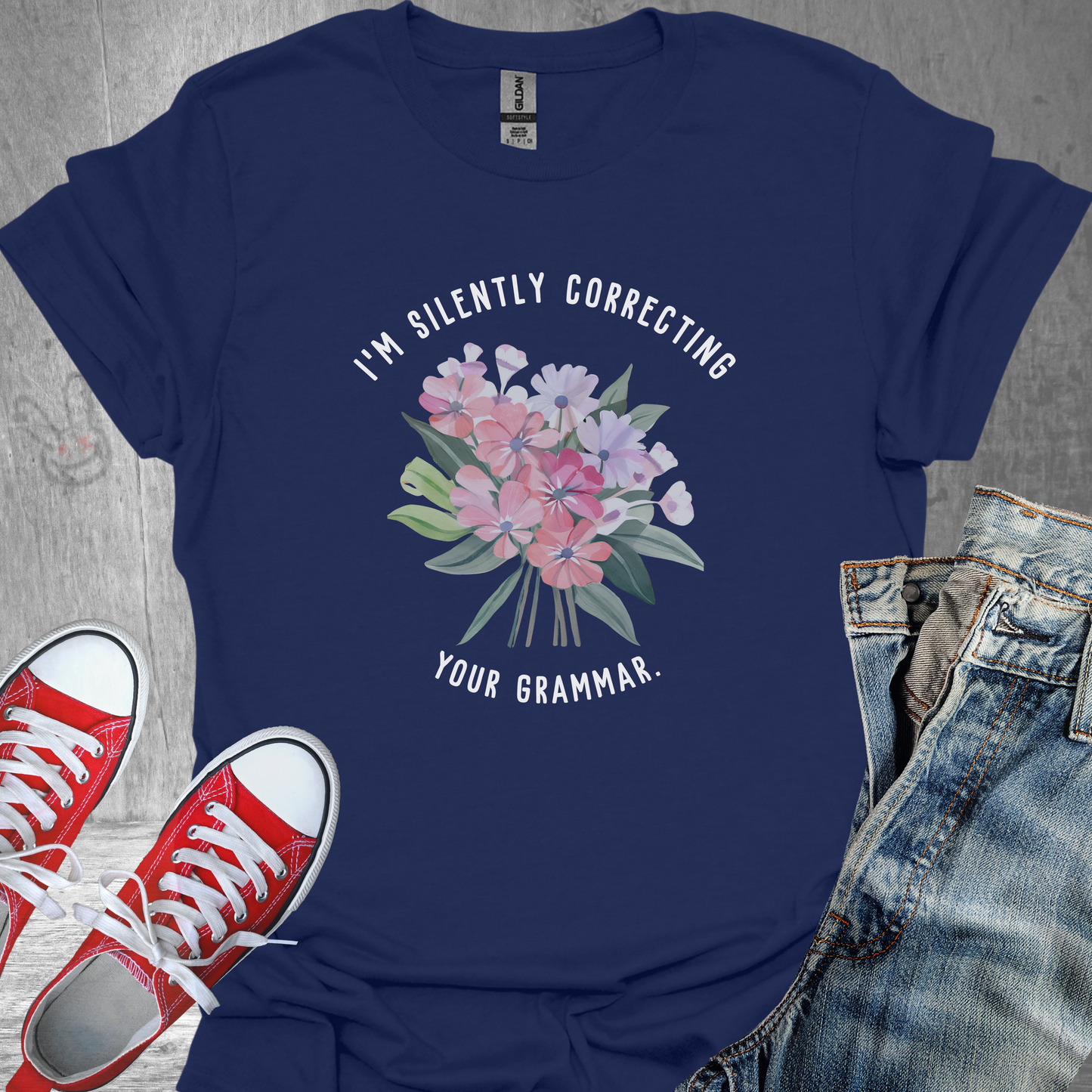 I'm Silently Correcting Your Grammar - Unisex Jersey Short Sleeve Tee