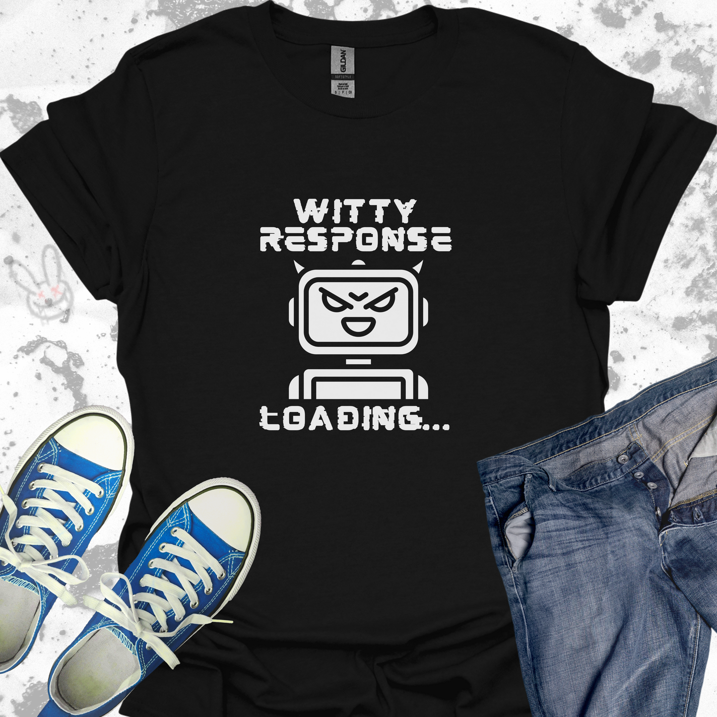 Witty Response Robot- Unisex Jersey Short Sleeve Tee