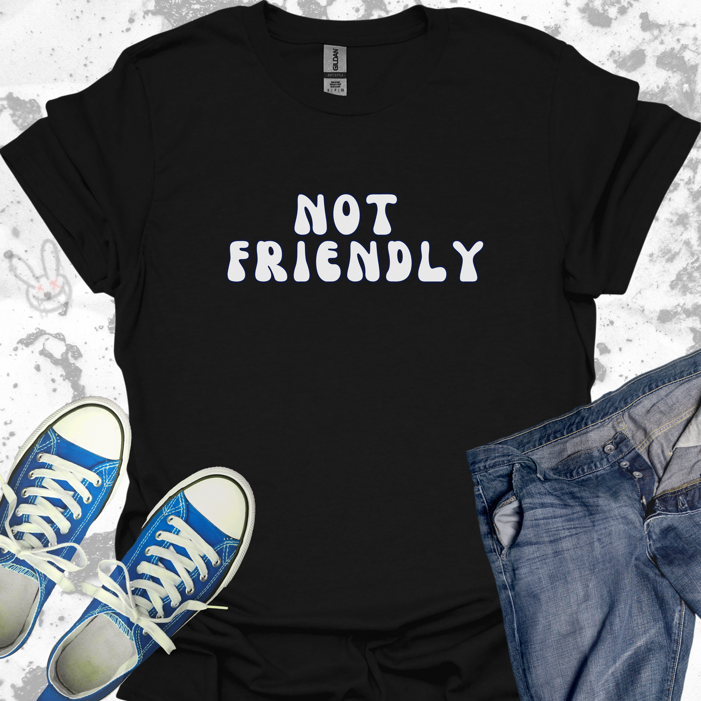 Not Friendly - Unisex Jersey Short Sleeve Tee