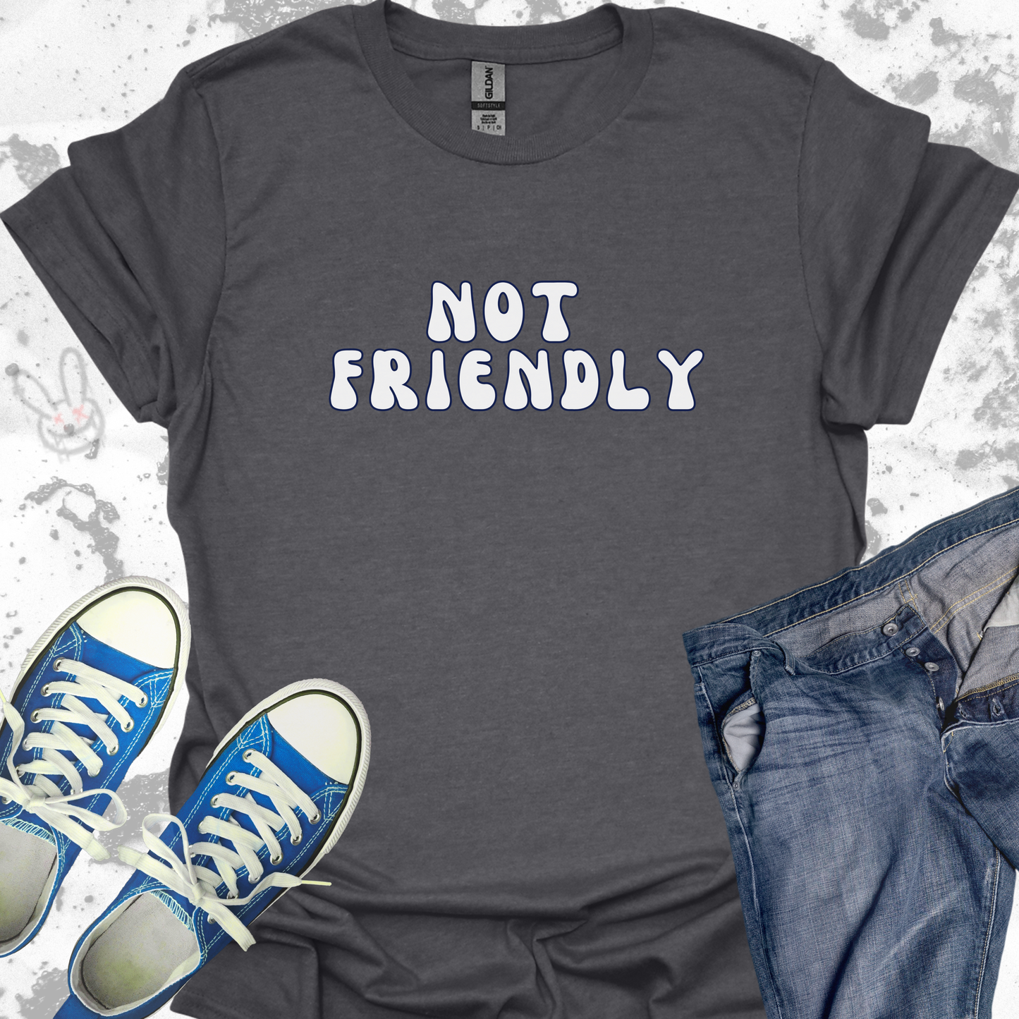 Not Friendly - Unisex Jersey Short Sleeve Tee