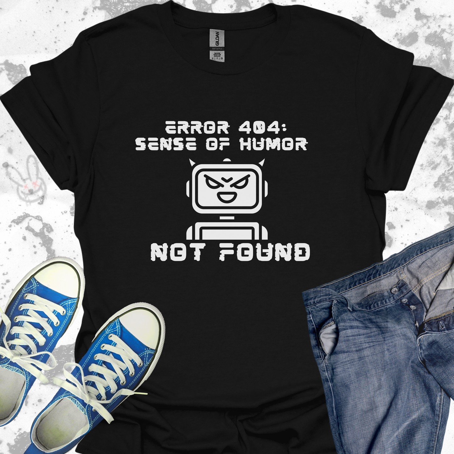 Error 404: Sense of Humor Not Found- Unisex Jersey Short Sleeve Tee