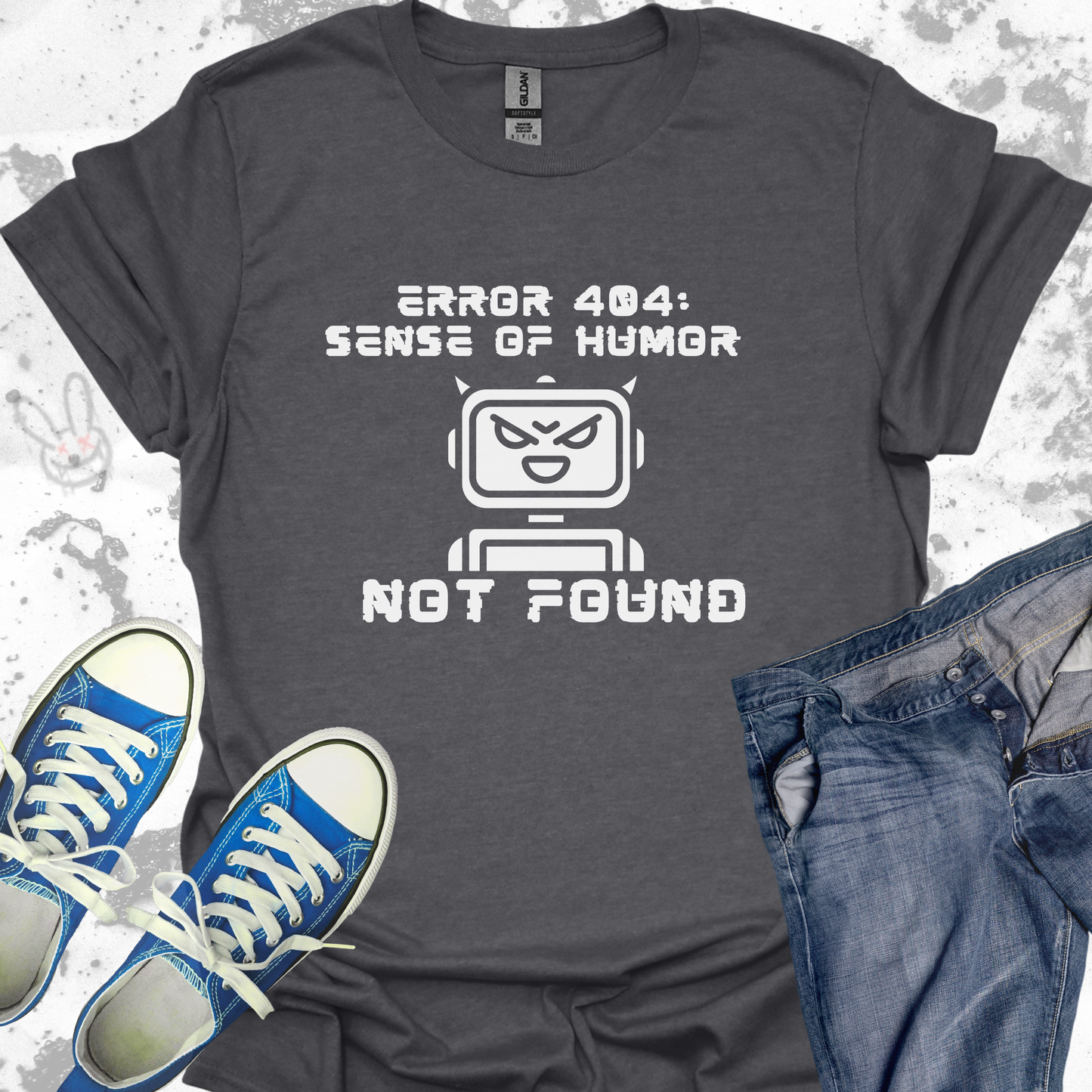 Error 404: Sense of Humor Not Found- Unisex Jersey Short Sleeve Tee