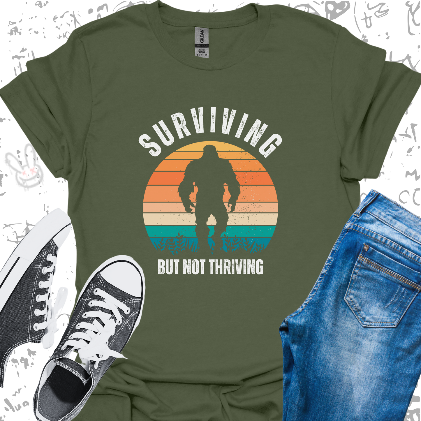 Surviving But Not Thriving - Unisex Jersey Short Sleeve Tee