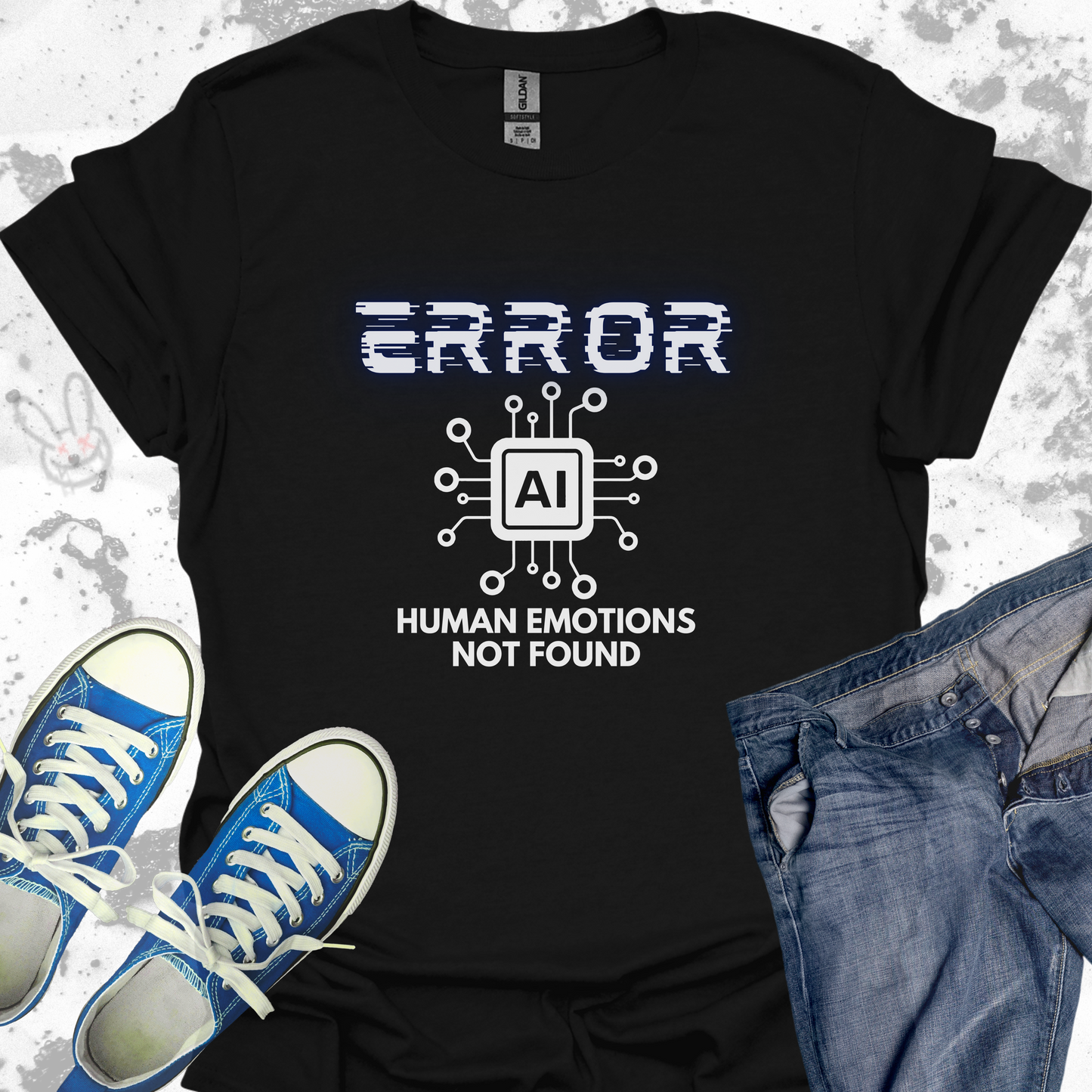 Error Human emotions not found - Unisex Jersey Short Sleeve Tee