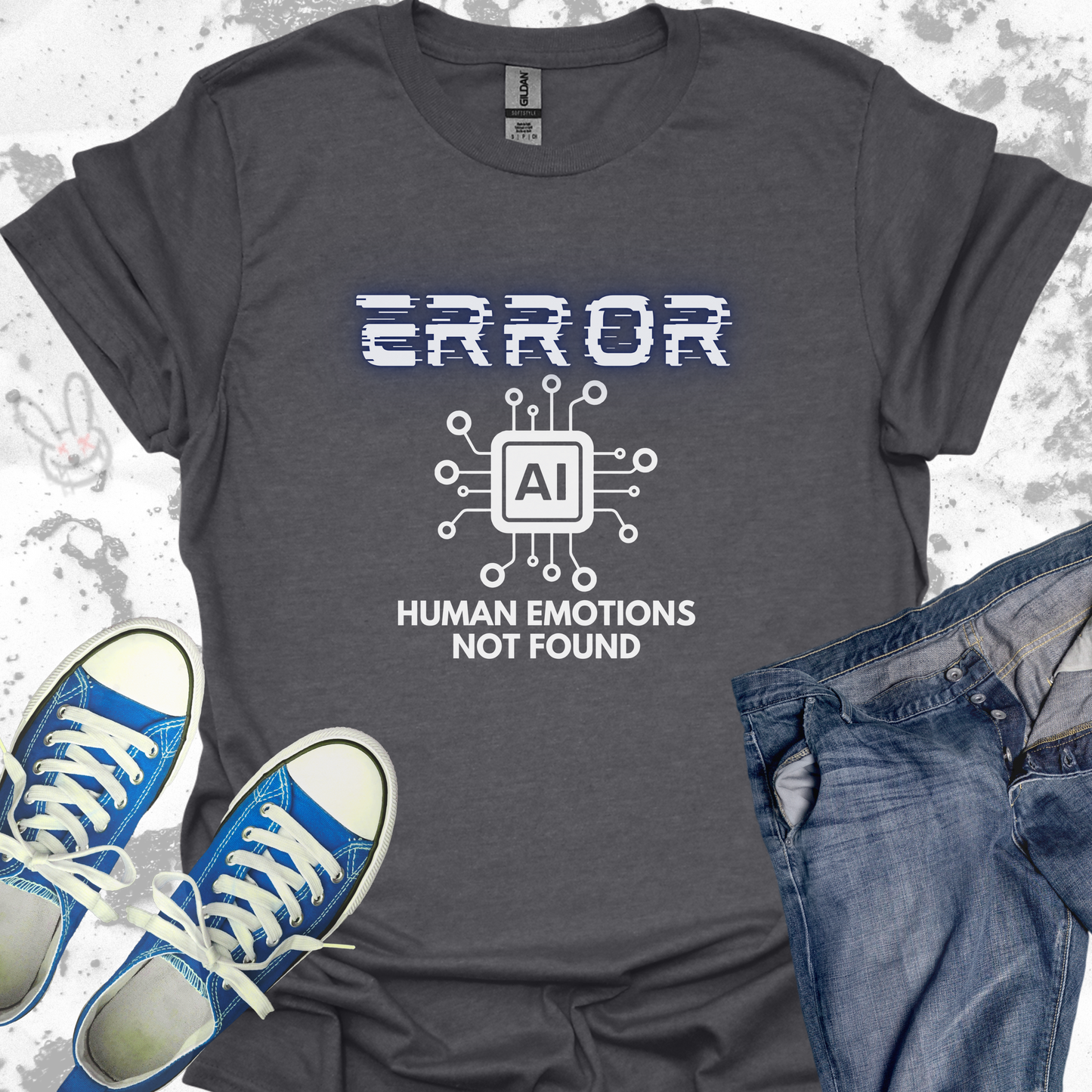 Error Human emotions not found - Unisex Jersey Short Sleeve Tee