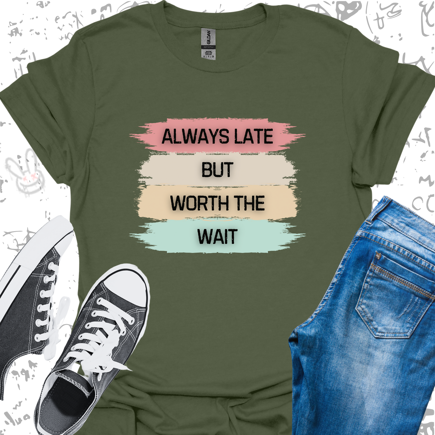 Always Late But Worth the Wait - Unisex Jersey Short Sleeve Tee