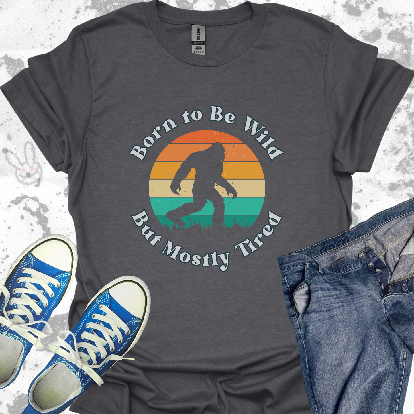 Born to be Wild But Mostly Tired (Yeti)- Unisex Jersey Short Sleeve Tee