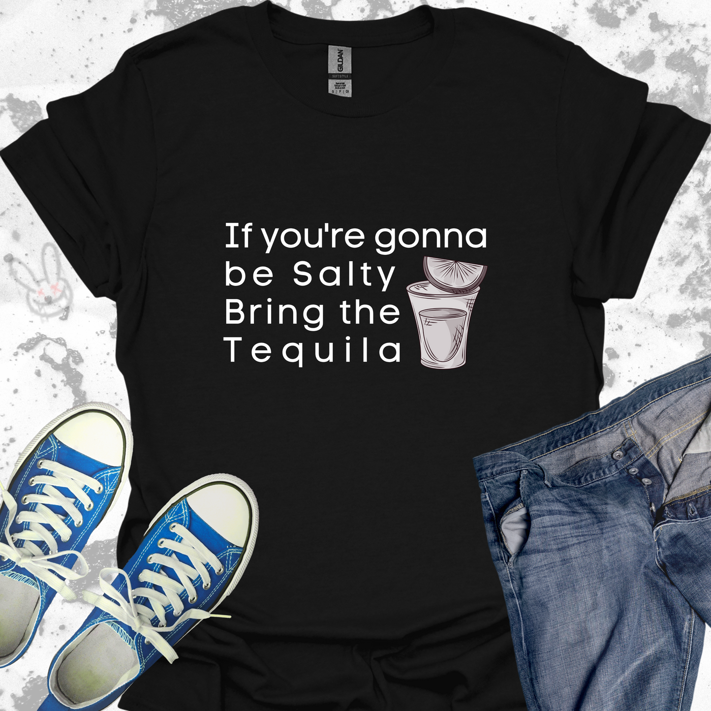 If your gonna be Salty Bring the Tequila- Unisex Jersey Short Sleeve Tee